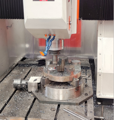 Mặt bích Máy khoan CNC tốc độ cao bằng kim loại với chức năng phay khai thác