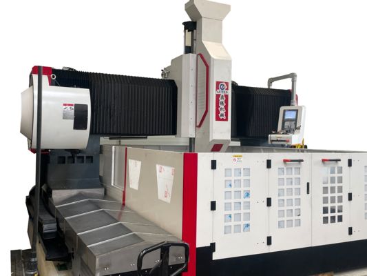 Máy phay và taro CNC hai đầu, chiều cao cổng 1000mm, kích thước phôi 3500x3500mm