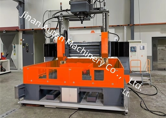 Máy khoan tấm CNC tự động lực kẹp 7.5KN, rãnh T rộng 28mm, công suất làm mát 0.45KW