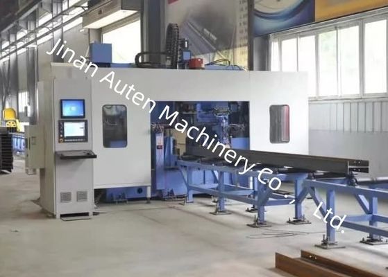 Phạm vi chiều rộng 150～1250mm Máy khoan, đánh dấu và ta rô dầm H CNC Trục chính BT40 Lỗ côn