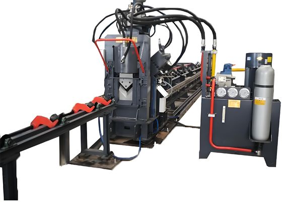 Dây chuyền đột, đánh dấu và cắt góc sắt CNC độ chính xác cao cho sản xuất hệ thống lắp đặt năng lượng mặt trời