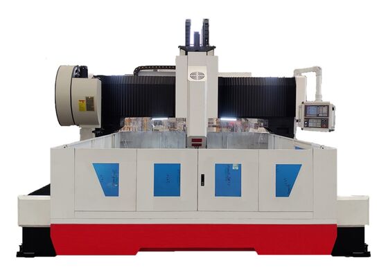 Máy khoan, khắc kim loại CNC công suất động cơ trục servo 2x37kW, độ dày 300mm