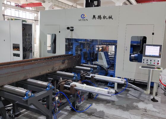 Đường dây sản xuất khoan cắt CNC mới cho cấu trúc h-beam thép