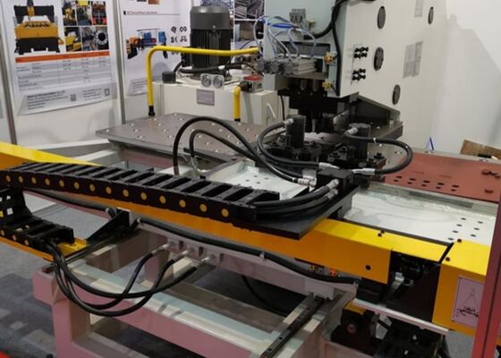 Mô hình BNHD120 Máy đánh dấu khoan mạ kim loại CNC 4 trạm đúc