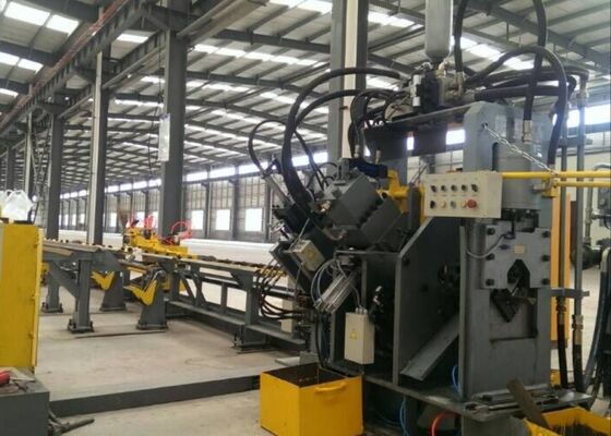 Substation Structure Manufacturing Automatic Cnc Angle Steel Punching Machine For Lattice Tower