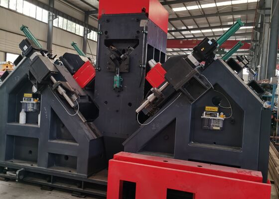 Chiều kính khoan 40mm Máy cắt râu CNC góc thép đâm