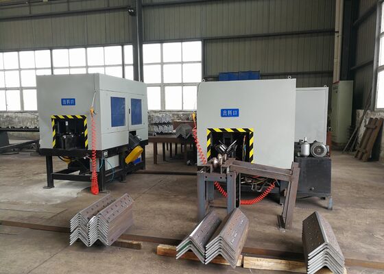 Máy phay chân góc thép CNC để gia công cung trong của thép góc