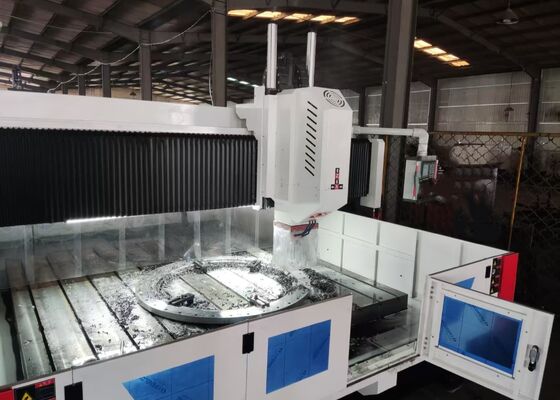 CNC Plate Drilling Machine Designed For Drill Tappin Milling Of Heat Exchanger Tube Sheet