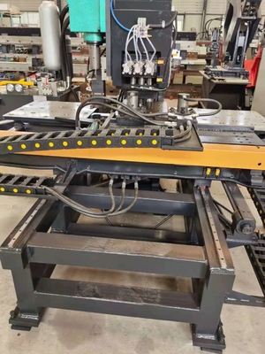 1200KN Servo Feed khoan lực Cnc tấm lỗ máy khoan với 26mm Max đâm đường kính