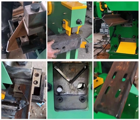 Máy đâm và cắt râu kết hợp nhỏ cho thép tròn góc thép kênh thép