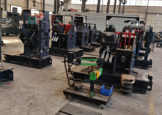 Máy CNC dập, đánh dấu và cắt thép góc trong ngành tháp thép góc