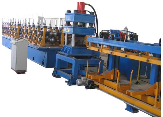 Máy tạo hình con lăn lan can đường cao tốc cho lan can và dây chuyền sản xuất bảo vệ