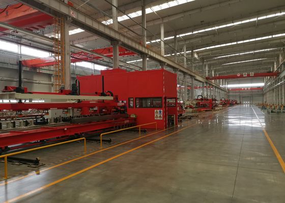 Máy đột dập tấm CNC Model FPCP12080 với thiết bị nạp và dỡ tự động và hiệu quả làm việc cao, máy đột dập CNC 3 trục cho tấm dầm ô tô
