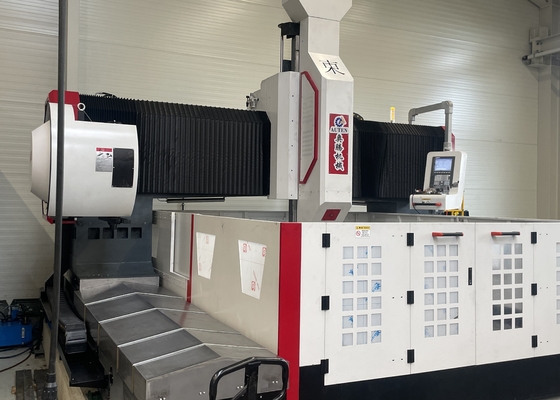 Gantry Height 800mm CNC Gantry Machining Flange Plate Drilling Machine Spindle coni BT50