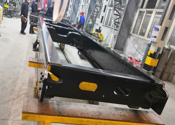 Đường dây sản xuất đâm tấm CNC 120 tấn lực danh nghĩa 25 mô-đun cho xe tải