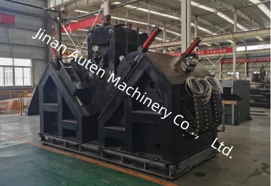 40mm Max khoan đường kính góc thép tháp công nghiệp CNC góc dòng máy 1000KN lực đánh dấu