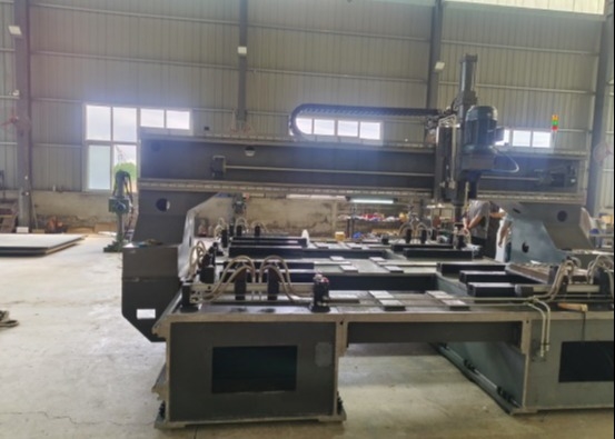 PZ4040/2 loại Gantry Máy khoan CNC di động vật liệu chồng chất Độ dày tối đa 100mm