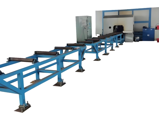 2 KW Servo Motor khoan Infeed CNC H-Beam khoan cắt và máy máy máy 500 × 500mm Kích thước