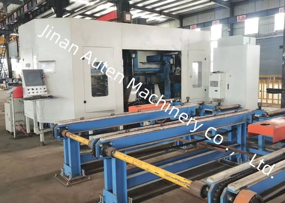 3pcs Main Spindle CNC I Beam Drilling Shearing And Tapping Machine 11KW Motor Power