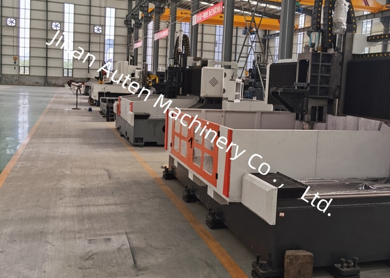 Động cơ trục chính servo 11KW/15KW Máy phay và khoan CNC kiểu cổng công suất Rãnh T rộng 28mm