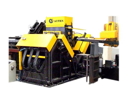 Máy khoan, khắc và đánh dấu thép góc CNC Model ADM2532, PLC, Động cơ, Khoan tối đa 40mm