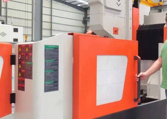 Kích thước tổng thể 4000x3800x2800mm Bàn làm việc Máy khoan CNC di động Đường kính khoan tối đa 60mm