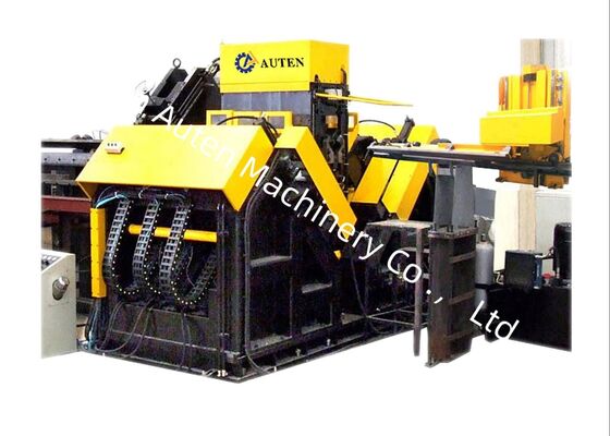 200m/min Tốc độ cắt của khoan CNC góc khoan và đóng dấu thép lớn 9 trục CNC