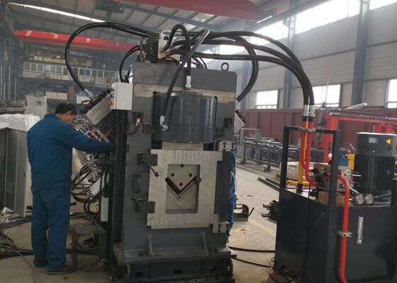 Máy đột dập và cắt thép góc CNC 3 trục, kích thước 28000*6500*2200mm, cắt bằng lưỡi đơn