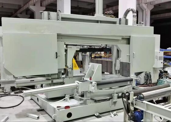 Máy khoan, cắt dầm H 3D CNC phôi dày 40mm, công suất 55KW