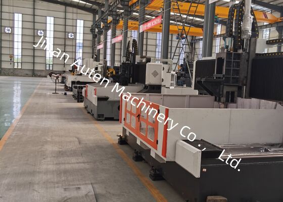 Sử dụng công nghiệp Gantry CNC mảng khoan và máy mài với máy vận chuyển chip