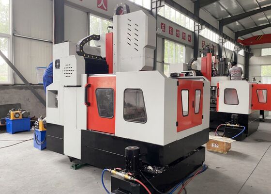 Máy khoan CNC mặt bích kim loại tấm có bộ thay dao tự động, đường kính khoan 80mm