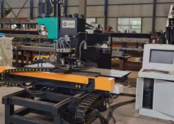 Mô hình BNHD120 Máy đánh dấu khoan mạ kim loại CNC 4 trạm đúc