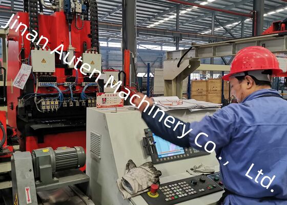 4-9mm Độ dày tấm Cnc tự động Bảng kim loại đâm dây chuyền chế biến cho xe hạng nặng