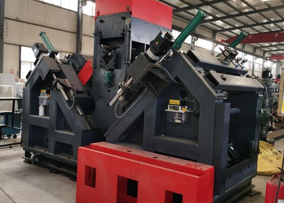 Chiều kính khoan 40mm Máy cắt râu CNC góc thép đâm