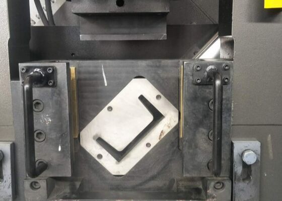 Angle/Flat/Channel Steel Use CNC Punching Marking Cutting Machine Line Model JBC1010