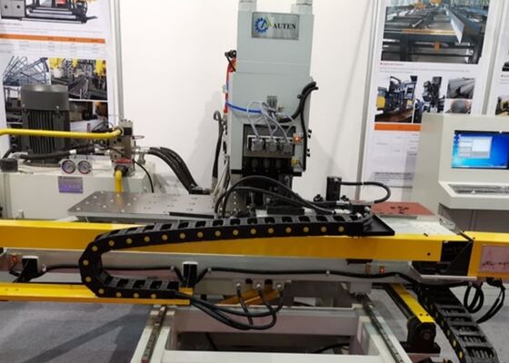 Ứng dụng cho ngành công nghiệp cấu trúc thép Cnc máy đâm tấm 800/1200KN lực đánh dấu