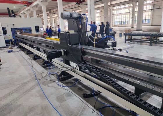 Mô hình BHD700 Cnc I Beam Bore Cutting Machine Line Φ5?? φ30mm Trình đường kính lỗ trục chính