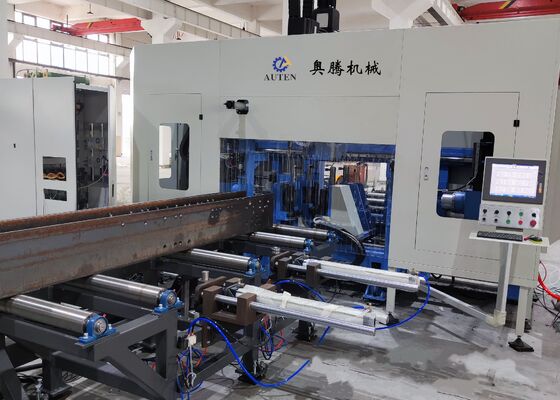 Mô hình BHD700 Cnc I Beam Bore Cutting Machine Line Φ5?? φ30mm Trình đường kính lỗ trục chính