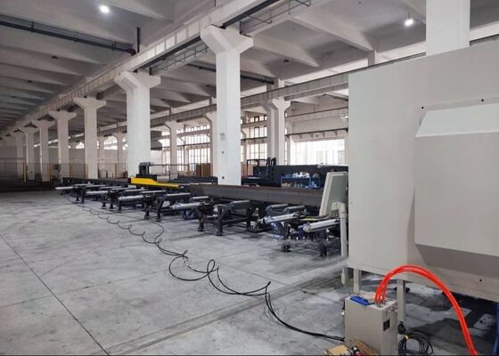 Dự án Cầu Kỹ thuật Xây dựng Cnc Beam Drilling Machine Line BT40 Main Spindle