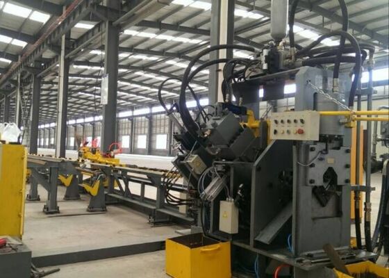 Mô hình JNC2020 Cnc góc đâm cắt dây chuyền sản xuất 32x7x3m Tổng kích thước