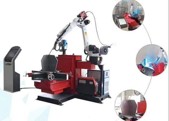 Ống hàn nền của tháp truyền tải sử dụng Cnc tháp chân ủi robot 2pcs bàn làm việc