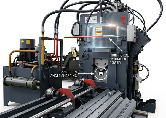 Phương pháp làm mát đa CNC góc dây chuyền xử lý thép với các chức năng đánh dấu đâm cắt