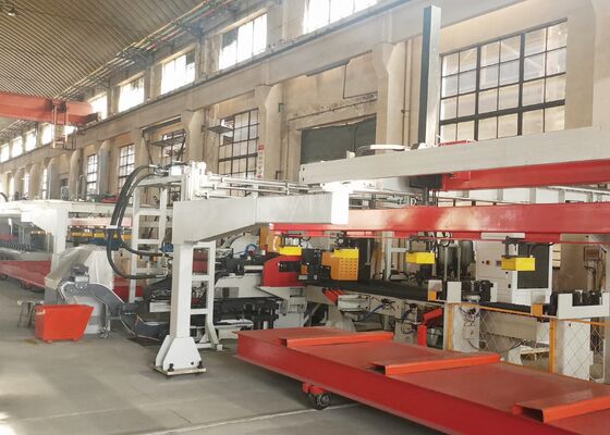 Xe xây dựng được sử dụng CNC xe tải hạng nhẹ tấm chùm đâm tấm kim loại dây chuyền chế biến