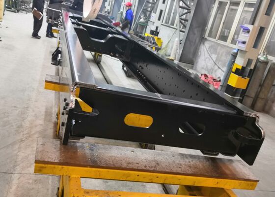 Xe xây dựng được sử dụng CNC xe tải hạng nhẹ tấm chùm đâm tấm kim loại dây chuyền chế biến