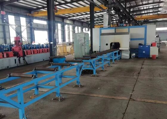 Công nghiệp xây dựng cầu CNC Beam Drilling And Sawing Machine Line cho thép kênh