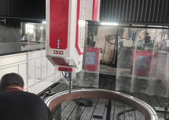 PHD4080 Máy Khoan Phay CNC Di Động Kiểu Cổng Máy Xử Lý Thép Tấm, Mặt Bích, Bộ Trao Đổi Nhiệt