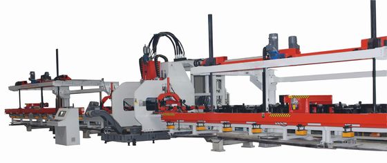 Máy đột dập thủy lực CNC tấm 3 trục tự động 60KW, cấu hình cao, cho dầm dọc