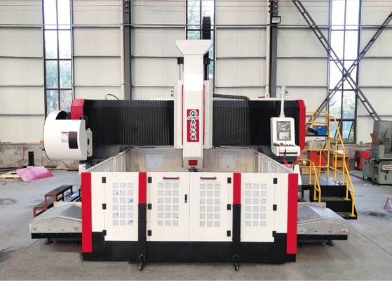 Gantry Height 800mm CNC Gantry Machining Flange Plate Drilling Machine Spindle coni BT50