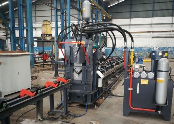Máy cắt góc CNC bằng thép đâm hai hoặc một lưỡi dao 80m / phút
