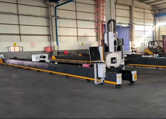 Nguồn điện 380V / 50Hz Máy cắt ống Laser CNC Hành trình trục X 300mm